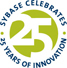 Sybase 25 Year Anniversary logo