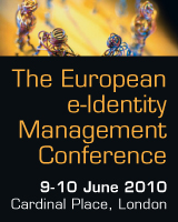 The 
European e-Identity Management Conference, 9-10 June, London